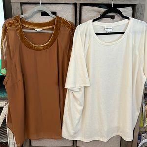 Two 4x Ava & Viv tops Both EUC!